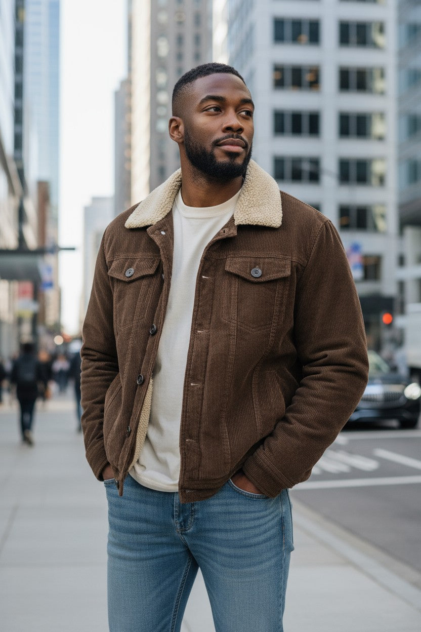 Men’s Corduroy Cotton Winter Jacket