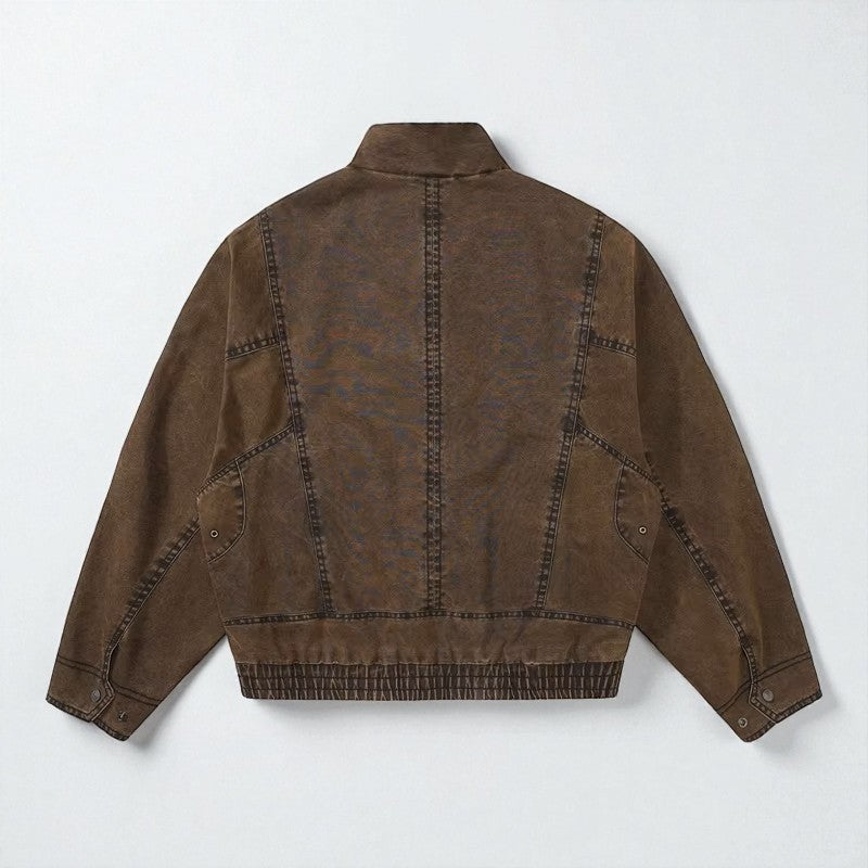 Men’s Vintage Streetwear Bomber Jacket