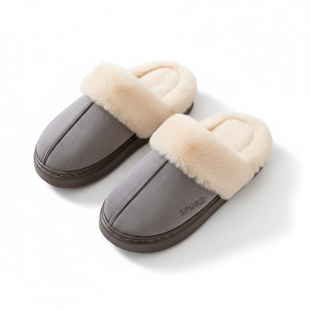 Casual Fluffy Women Slippers For Winter