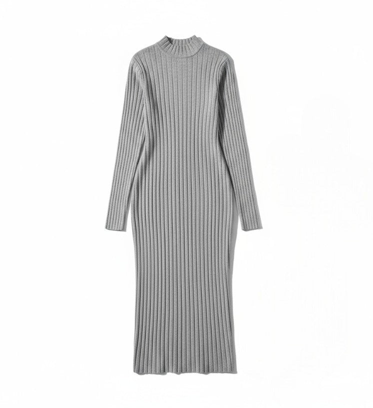 Long Sleeve Bodycon Sweater Dress